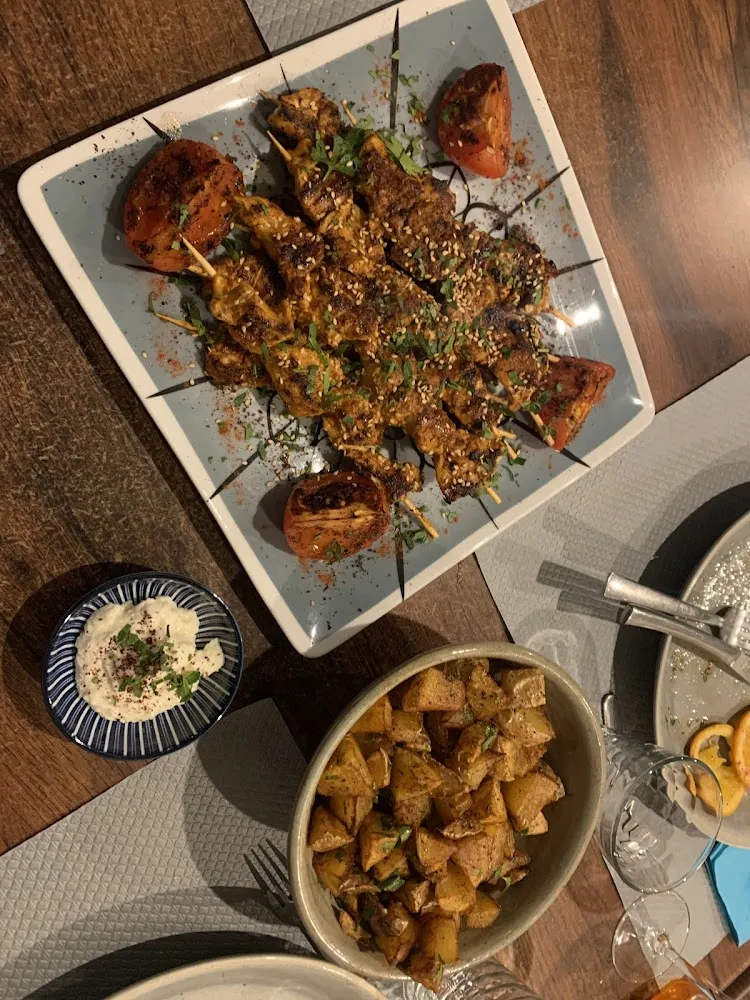 Brochettes de Poulet Pdt À l’ail